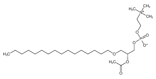 Β-乙酰基-Γ-O-十六烷基-L-Α-卵磷脂