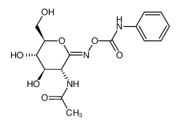 (1Z)-2-(乙酰基氨基)-2-脱氧-N-[[(苯基氨基)羰基]氧基]-D-葡萄糖酸肟 DELTA-内酯
