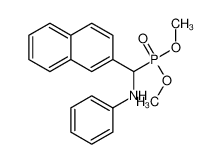 N-[dimethoxyphosphoryl(naphthalen-2-yl)methyl]aniline 650633-85-5