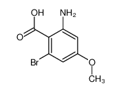 2-amino-6-bromo-4-methoxy-benzoic acid 1378873-30-3