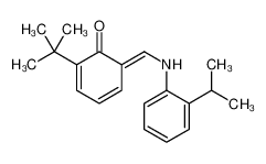 2-tert-butyl-6-[(2-propan-2-ylanilino)methylidene]cyclohexa-2,4-dien-1-one 215033-72-0
