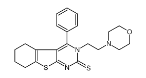 128352-84-1 structure, C22H25N3OS2