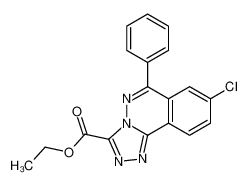 ethyl 8-chloro-6-phenyl-[1,2,4]triazolo[3,4-a]phthalazine-3-carboxylate 87540-82-7