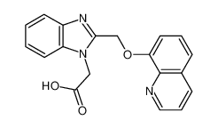 {2-[(Quinolin-8-yloxy)methyl]-1H-benzimidazol-1-yl}acetic acid