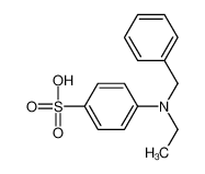 4-[benzyl(ethyl)amino]benzenesulfonic acid 92-56-8