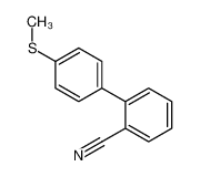 2-(4-methylsulfanylphenyl)benzonitrile 171879-75-7