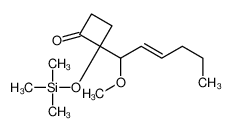 87505-89-3 2-(1-methoxyhex-2-enyl)-2-trimethylsilyloxycyclobutan-1-one