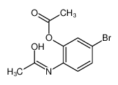 (2-acetamido-5-bromophenyl) acetate 91715-77-4