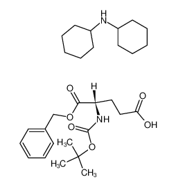 N-[叔丁氧羰基]-L-谷氨酸苄酯(二环己基铵)盐