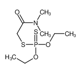 2-diethoxyphosphinothioylsulfanyl-N,N-dimethylacetamide 2279-84-7