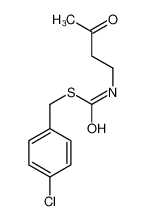 50586-77-1 S-[(4-chlorophenyl)methyl] N-(3-oxobutyl)carbamothioate