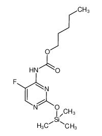 pentyl (5-fluoro-2-((trimethylsilyl)oxy)pyrimidin-4-yl)carbamate 1071455-34-9
