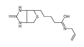 5-[(3aS,4S,6aR)-2-methylidene-1,3,3a,4,6,6a-hexahydrothieno[3,4-d]imidazol-4-yl]-N-prop-2-enylpentanamide 92924-45-3