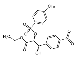 142917-84-8 ethyl (2S,3R)-3-hydroxy-3-(4-nitrophenyl)-2-(tosyloxy)propanoate