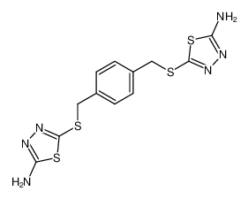 α,α'-bis[(5-amino-1,3,4-thiadiazol-2-yl)thio]-p-xylene