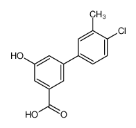 3-(4-chloro-3-methylphenyl)-5-hydroxybenzoic acid 1261930-27-1