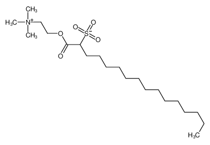 1-oxo-1-[2-(trimethylazaniumyl)ethoxy]hexadecane-2-sulfonate