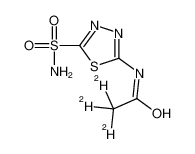 2,2,2-trideuterio-N-(5-sulfamoyl-1,3,4-thiadiazol-2-yl)acetamide 1189904-01-5
