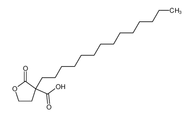 2-oxo-3-tetradecyloxolane-3-carboxylic acid 6288-53-5
