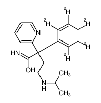 4-(Isopropylamino)-2-(<sup>2</sup>H<sub>5</sub>)phenyl-2-(2-pyridinyl)butanamide 1309283-19-9