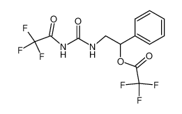 1-(2,2,2-trifluoroacetyl)-3-[2-(2,2,2-trifluoroacetyloxy)-2-phenylethyl]urea 84353-55-9