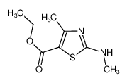 Ethyl 4-methyl-2-(methylamino)-1,3-thiazole-5-carboxylate 3161-68-0