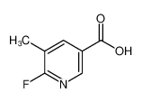 6-fluoro-5-methylpyridine-3-carboxylic acid 885267-35-6