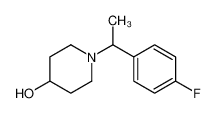 1-[1-(4-fluorophenyl)ethyl]piperidin-4-ol 1146080-10-5
