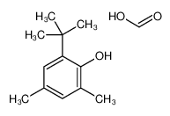 2-tert-butyl-4,6-dimethylphenol,formic acid 64833-91-6