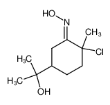 52528-33-3 2-chloro-5-(2-hydroxypropan-2-yl)-2-methylcyclohexan-1-one oxime