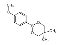 2-(4-methoxyphenyl)-5,5-dimethyl-1,3,2-dioxaborinane 213596-33-9