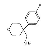 [4-(4-fluorophenyl)oxan-4-yl]methanamine 889939-79-1