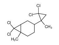 4-(1-methyl-2,2-dichlorocyclopropyl)-7,7-dichloro-1-methylbicyclo[4.1.0]heptane 37608-28-9