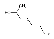 1-(2-aminoethylsulfanyl)propan-2-ol 6292-97-3