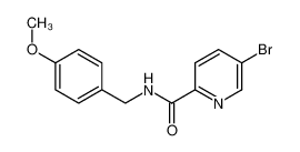 5-Bromo-N-(4-methoxybenzyl)picolinamide 951885-02-2