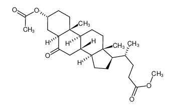 3-Alpha-羟基-6-氧代-5-alpha-24-胆烷酸甲酯3-乙酸盐