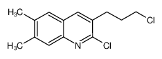 2-氯-3-(3-氯丙基)-6,7-二甲基喹啉