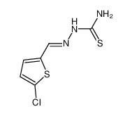 [(E)-(5-chlorothiophen-2-yl)methylideneamino]thiourea 6286-19-7