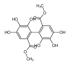 4,5,6,4',5',6'-hexahydroxy-diphenic acid dimethyl ester 84316-70-1