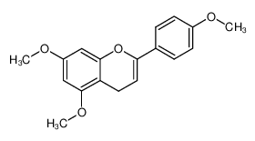 5,7-dimethoxy-2-(4-methoxy-phenyl)-4H-chromene 19103-51-6