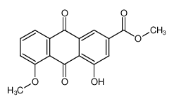 methyl 4-hydroxy-5-methoxy-9,10-dioxo-9,10-dihydroanthracene-2-carboxylate 80301-53-7