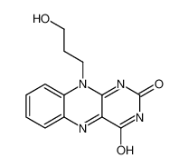 10-(3-hydroxypropyl)benzo[g]pteridine-2,4-dione 26891-92-9