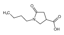 1-Butyl-5-oxopyrrolidine-3-carboxylic acid 43094-86-6