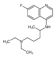 7-氟-4-(二乙基氨基-1-甲基丁基氨基)喹啉
