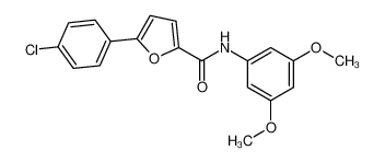 944261-79-4 5-(4-氯苯基)-N-(3,5-二甲氧基苯基)-2-呋喃甲酰胺