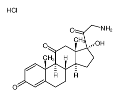 21-氨基-17-羟基孕甾-1,4-二烯-3,11,20-三酮盐酸盐