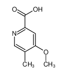 4-Methoxy-5-methyl-2-pyridinecarboxylic acid 1113102-00-3