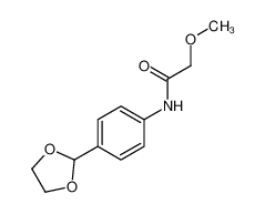 650628-80-1 N-[4-(1,3-二氧杂烷-2-基)苯基]-2-甲氧基乙酰胺