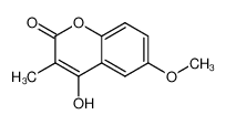4-羟基-6-甲氧基-3-甲基色烯-2-酮图片