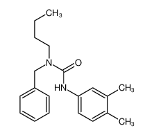 1-benzyl-1-butyl-3-(3,4-dimethylphenyl)urea 88451-13-2